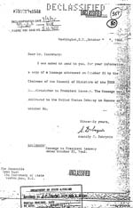 Khrushchev's Letter to President Kennedy of October 26, 1962